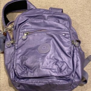 Kipling Purple Backpack